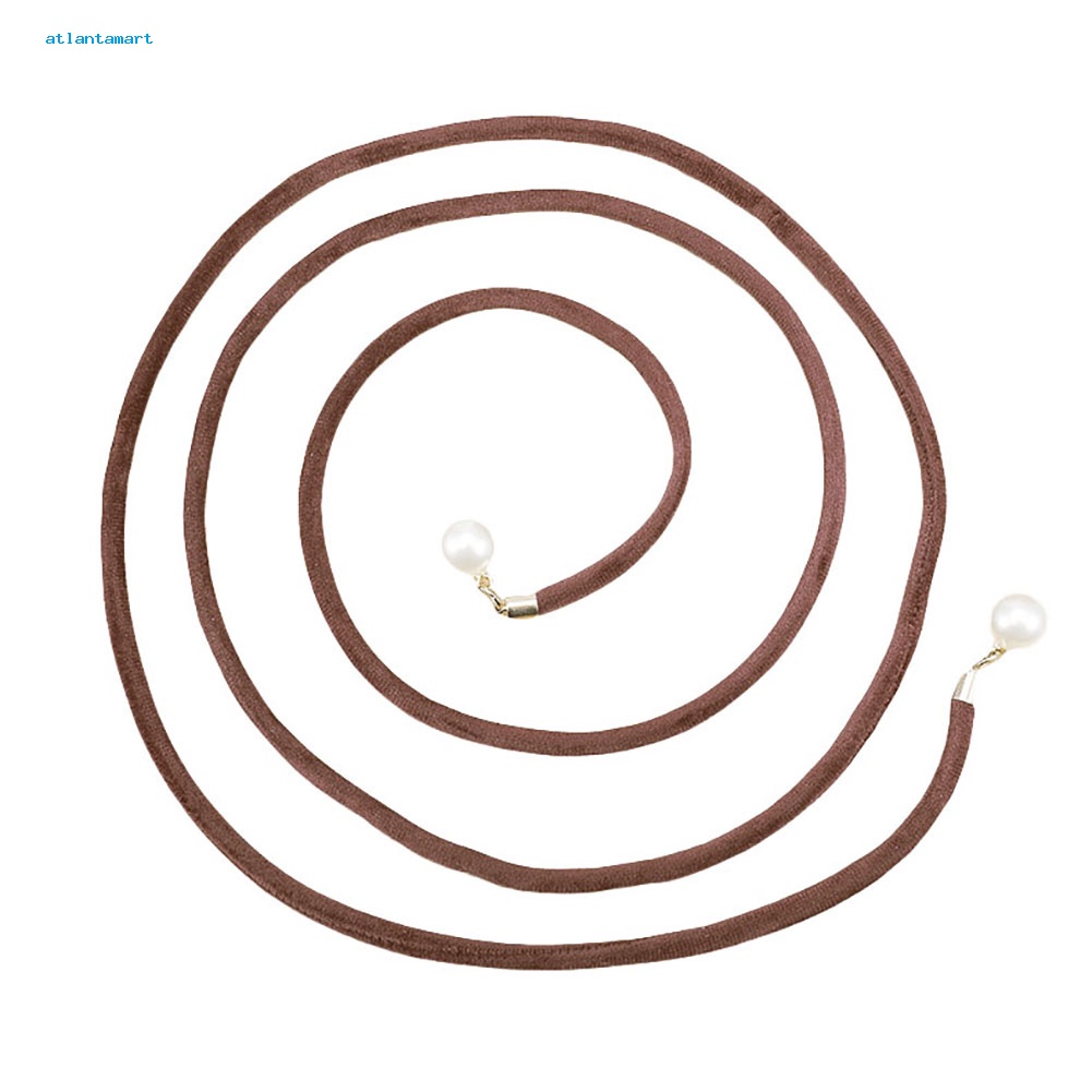 Túi Đựng Đồ Dùng Cao Cấp Tiện Dụng| Thắt Lưng Nữ Đính Ngọc Trai Giả Màu Trơn Thời Trang