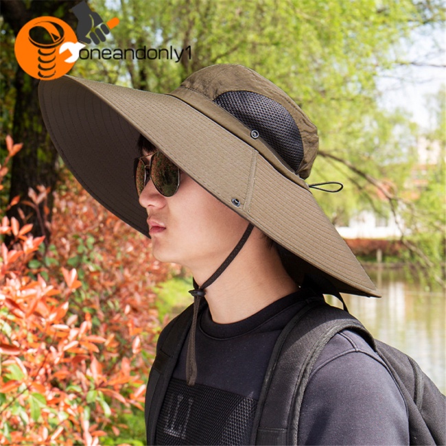 Mũ Tai Bèo Rộng Vành Phối Lưới Nhanh Khô Thời Trang Đi Biển