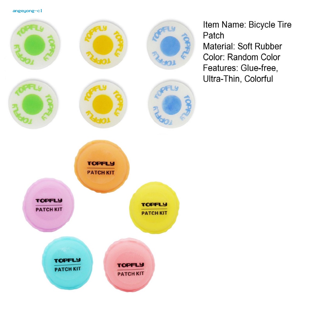 Bộ 6 Miếng Vá Lốp Xe Đạp Leo Núi Chống Rò Rỉ Lâu Trôi