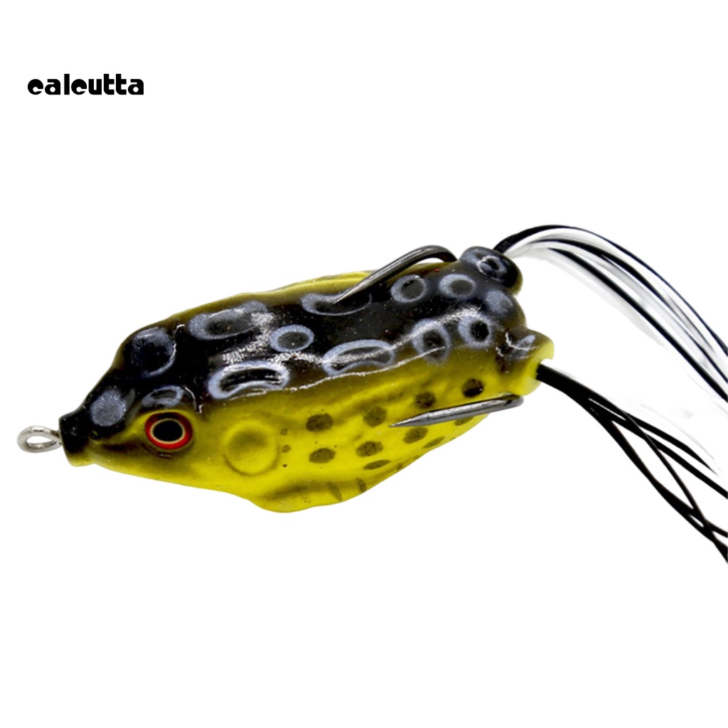 Mồi Câu Cá Giả Nhiều Lớp 55cm 12g Chống Cắn In Hình Ếch Sấm Sét Màu Đen