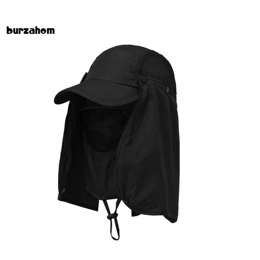 Mũ Lưỡi Trai Có Tấm Che Mặt Và Cổ Chống Nước Chống Tia UV Thoáng Khí Dành Cho Nam Nữ