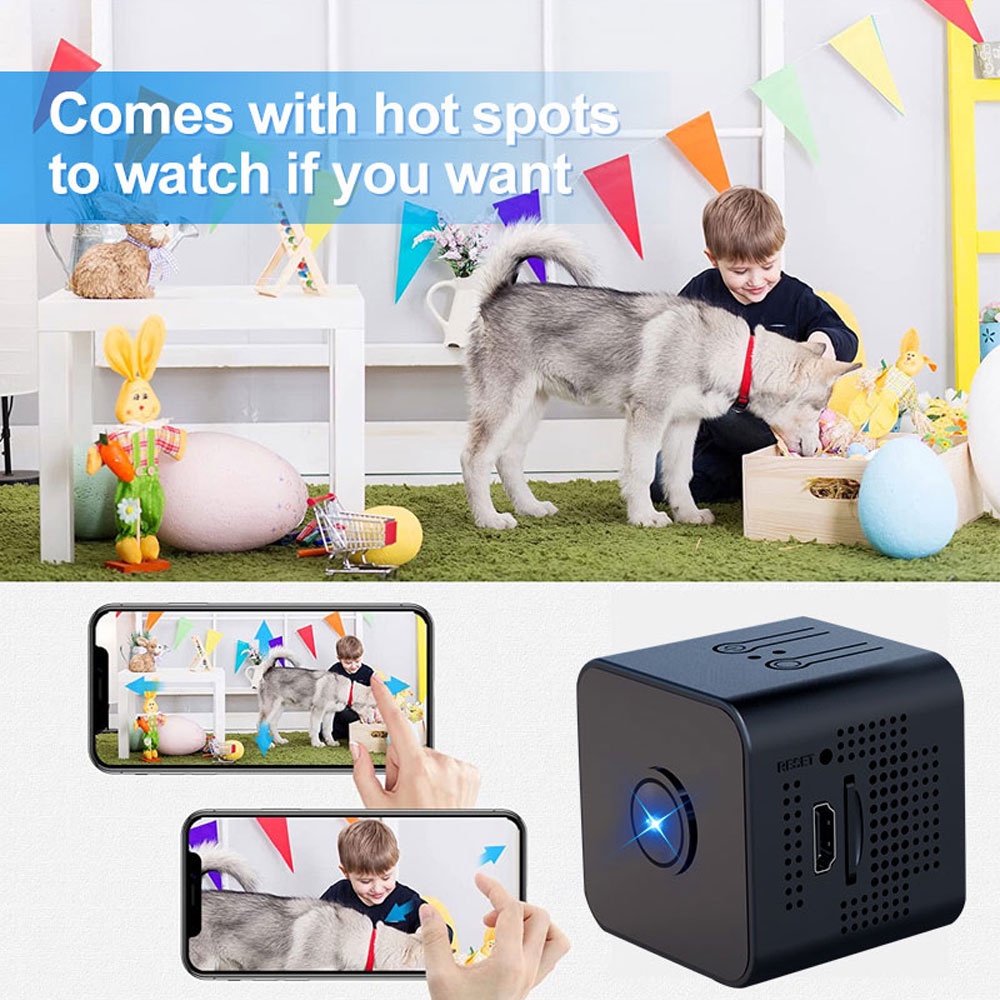 Máy Quay An Ninh Mini X1 1080P HD IP Không Dây Có Nam Châm Kết Nối Wifi
