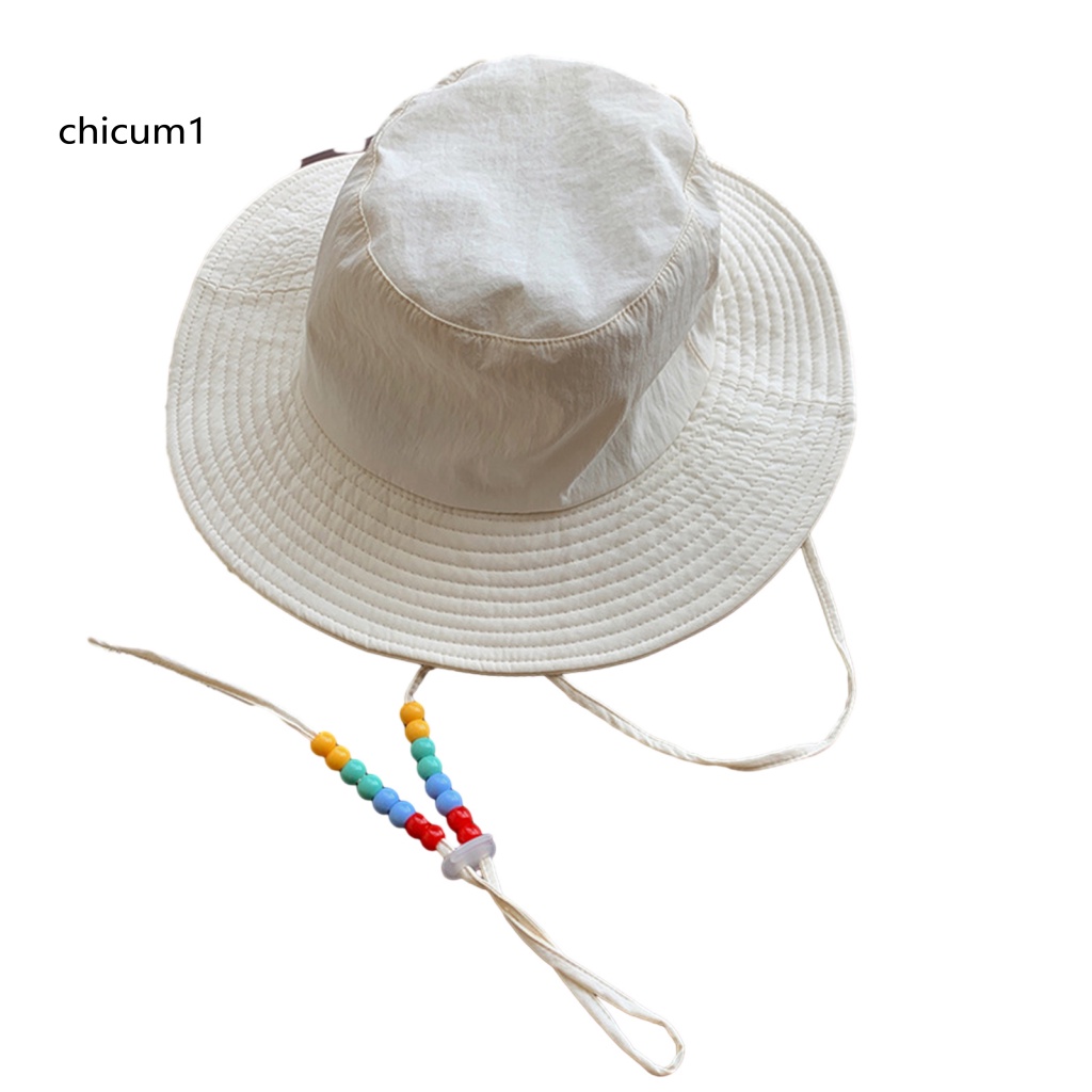 Mũ Tai Bèo Vành Rộng Thoáng Khí Chống Tia UV Có Dây Điều Chỉnh Được Dành Cho Nữ