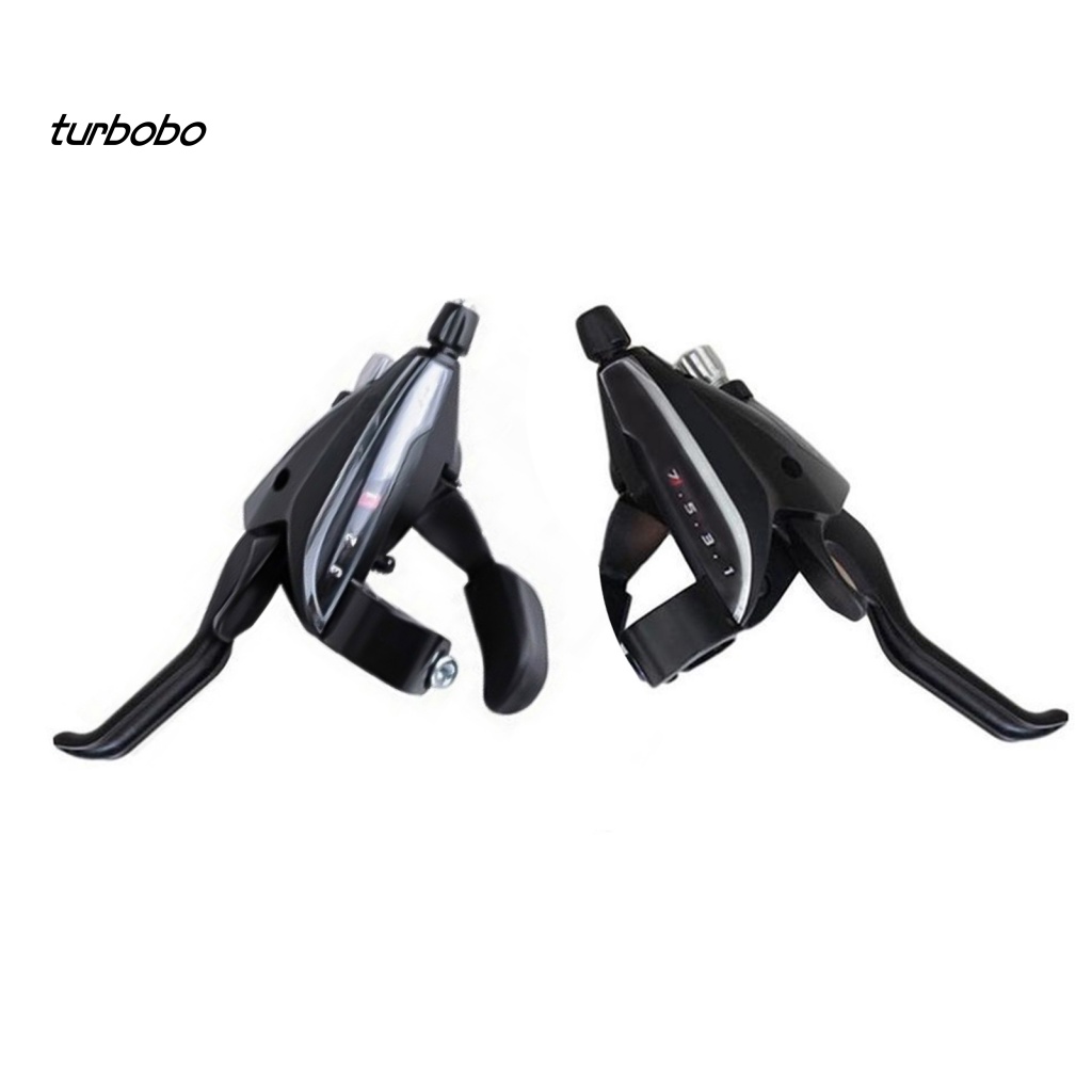 Turbobo Bộ 2 Cần Gạt Số EF65-7 3x7 Tốc Độ Chính Xác Cao Cho Xe Đạp Leo Núi MTB