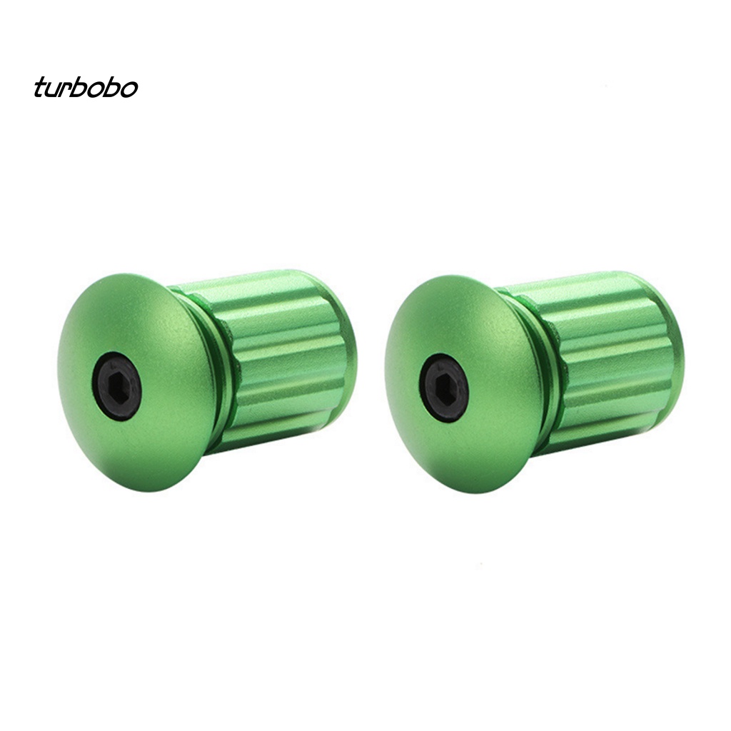 1 Cặp Nút Gắn Tay Lái Xe Đạp Màu Trơn Dễ Lắp Đặt Tiện Dụng Cho MTB