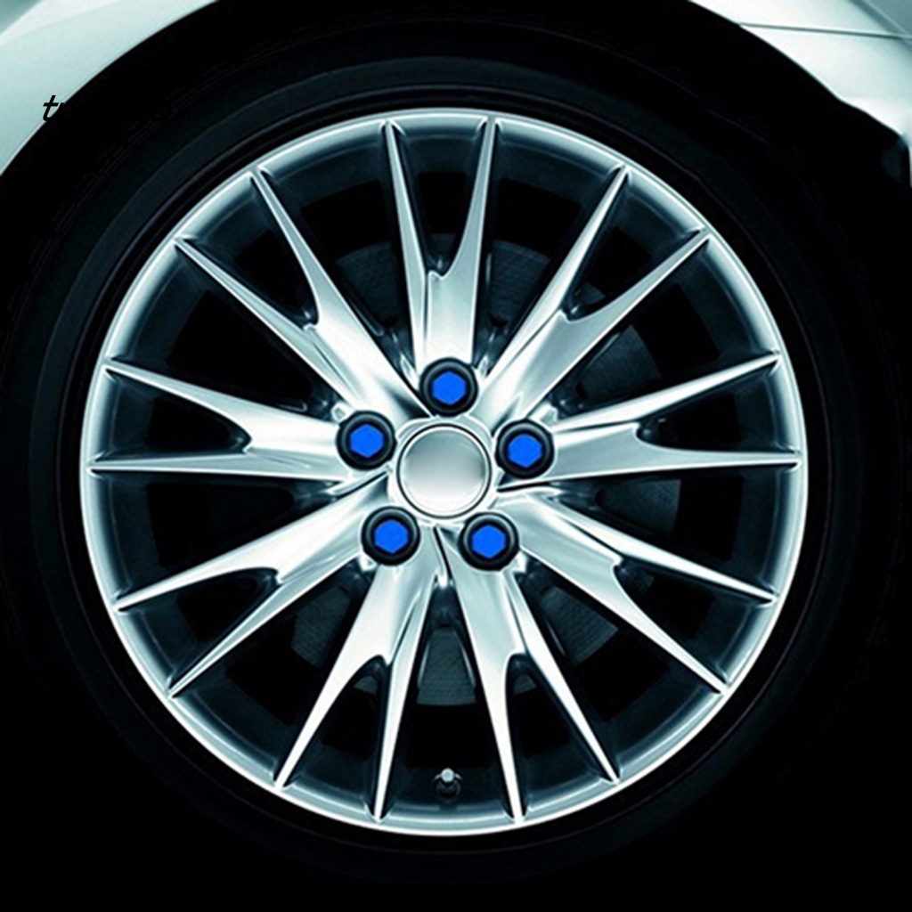 Set 20 Nắp Silicone Đậy Ốc Vít Bánh Xe Ô Tô