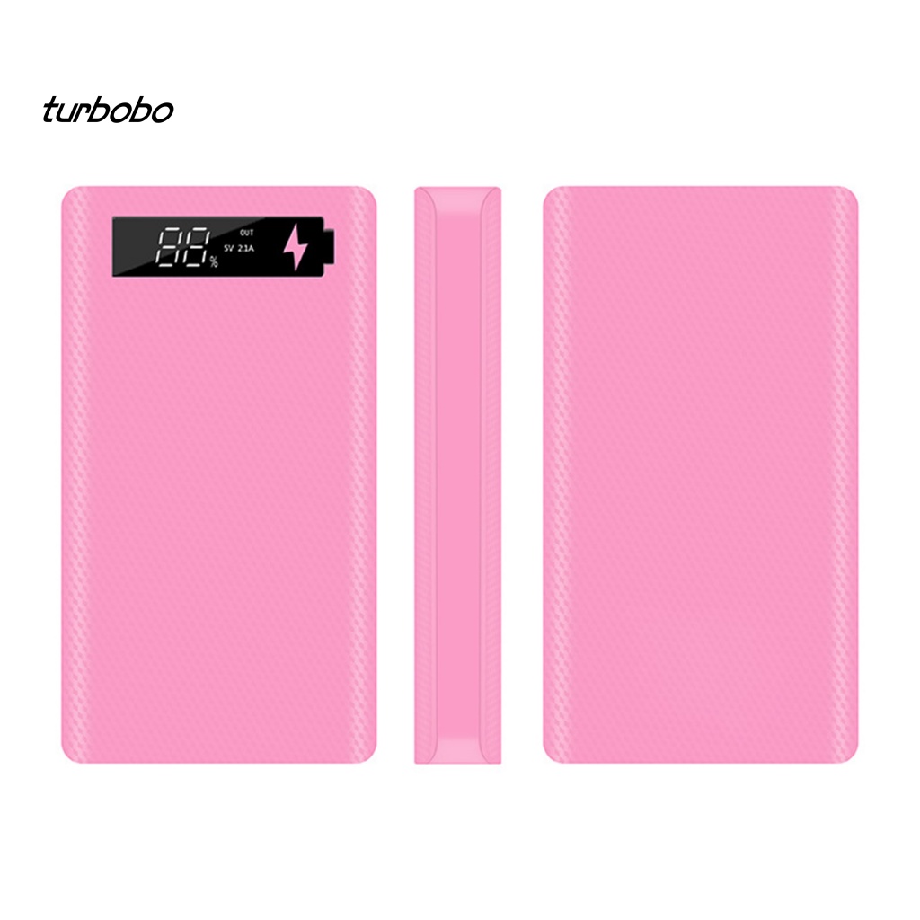 Pin Sạc Dự Phòng Tự Lắp Ráp M6 Micro USB Type-C 18650 Có Đèn LED Màn Hình LCD Tiện Dụng