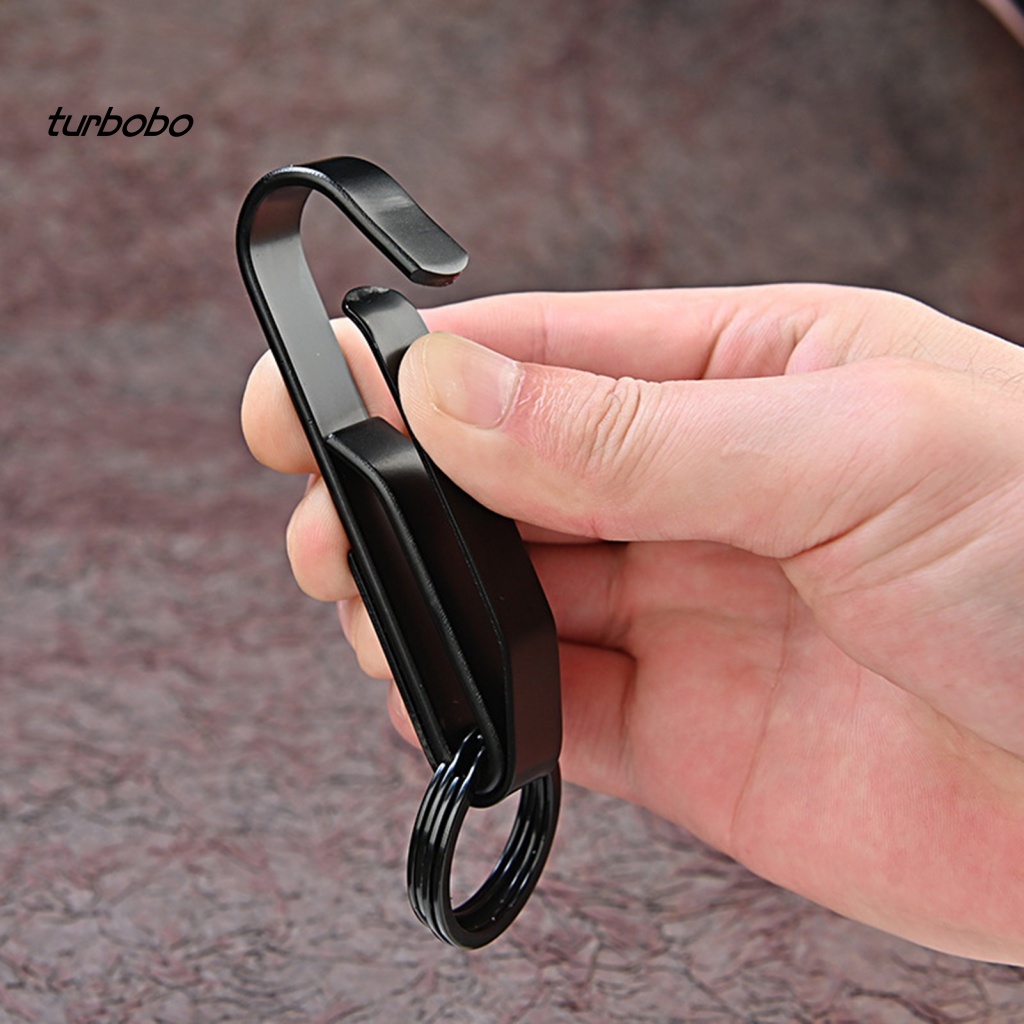 Móc Khóa Đeo Thắt Lưng Bằng Thép Không Gỉ Chịu Tải Nặng Chống Thất Lạc Thông Dụng