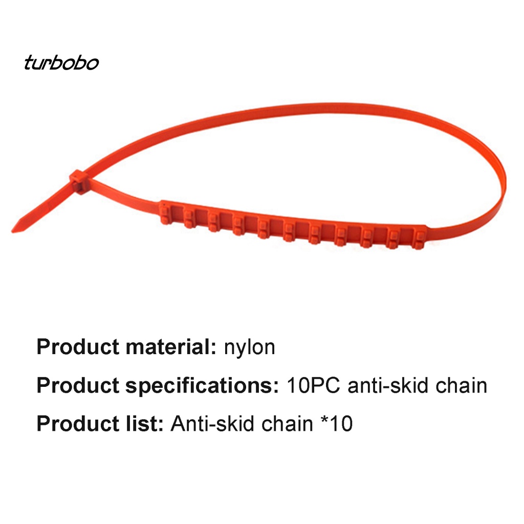 Set 10 Dây Xích Nylon Chuyên Dụng Cho Xe SUV