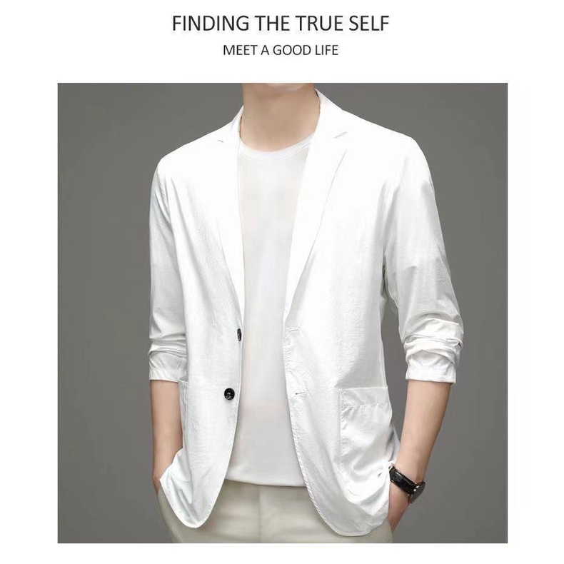 Áo Khoác Vest Chống Nắng Plus Size Thời Trang Xuân Hè Cao Cấp Cho Nam