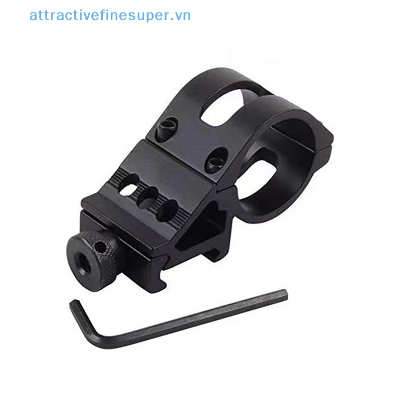 Ngàm Gắn Đèn Pin AFS 25.4mm / 30mm 20mm-22mm Chuẩn Picany / Weaver Rail 45 Độ