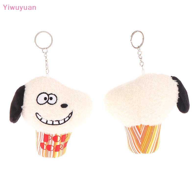 < Yiwuyuan > Móc Khóa Hình Chú Chó Nhồi Bông Mềm Mại Đáng Yêu Trang Trí Ba Lô / Túi Xách / Móc Khóa Xe Hơi Mới