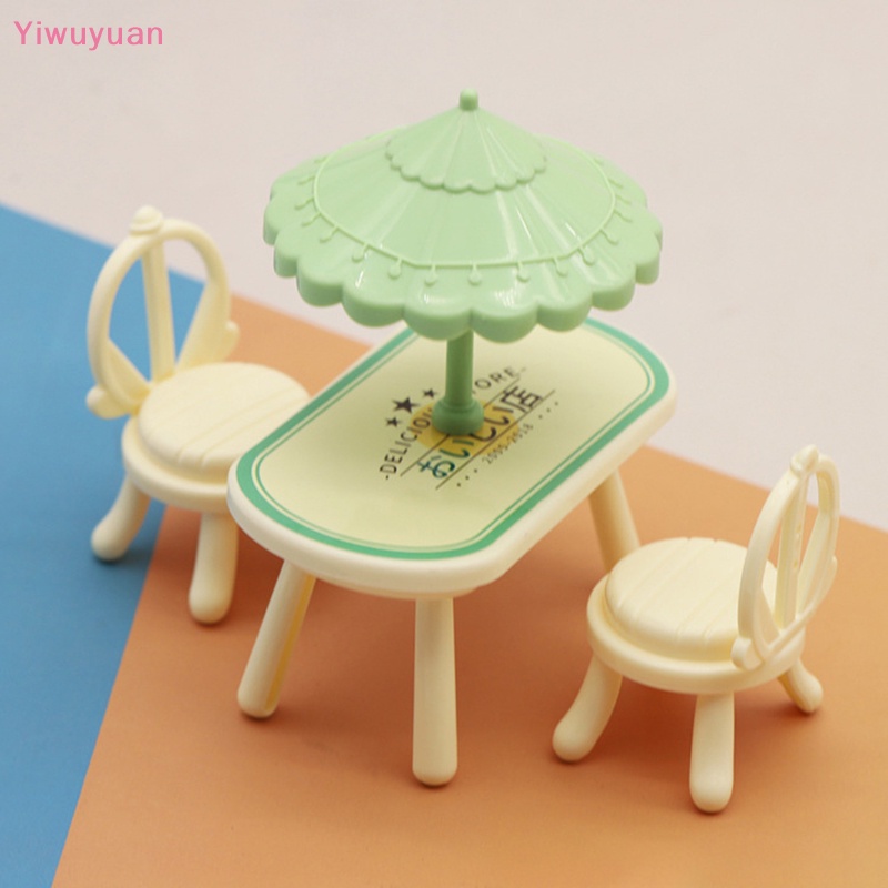 < Yiwuyuan > Dù Che Nắng Mini Trang Trí Nội Thất Ngoài Trời Cho Nhà Búp Bê