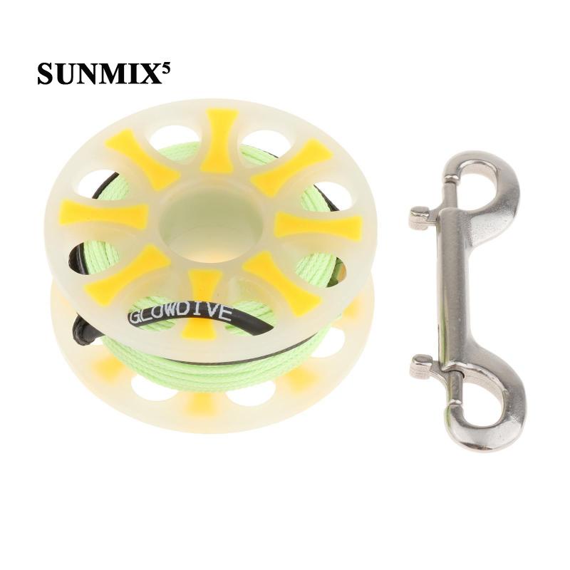 Cuộn Dây Lặn Có Móc Hai Đầu Bằng Thép Không Gỉ 30M / 100ft