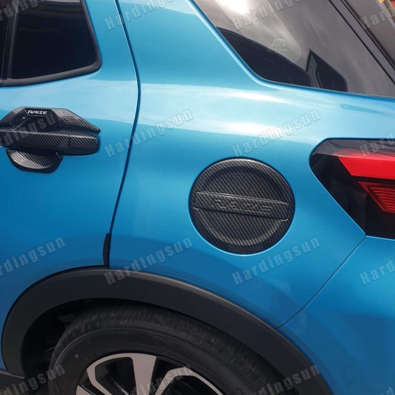 Nắp Bình Xăng Bằng Nhựa Giả Sợi Carbon Cao Cấp Cho Ô Tô Toyota Raize 2020 2021 2022 2023