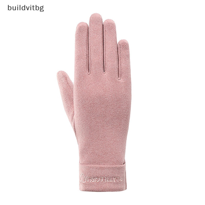 Găng Tay Lái Xe Cảm Ứng Ấm Áp Cho Nữ