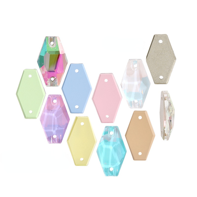 Nút Pha Lê Hình Lọ Hoa May Giày / Túi Xách Thiết Kế Tinh Tế Thiết Kế Mới