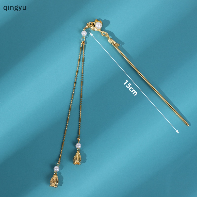 Trâm Cài Tóc Kim Loại Tráng Men Phong Cách Hanfu Trung Hoa Cổ Điển Mới Cho Nữ