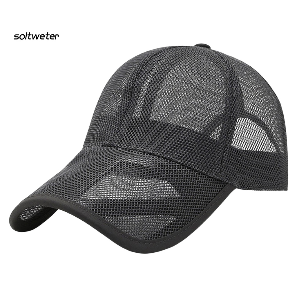 Mũ Lưỡi Trai Phối Lưới Thoáng Khí Nhanh Khô Màu Sắc Thời Trang Cho Nam