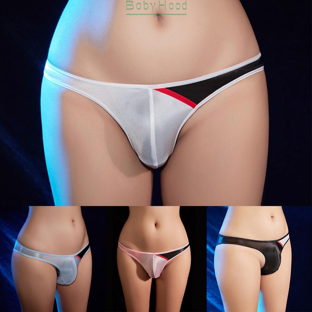Quần Lót Nam Vải Lụa Bóng Xuyên Thấu#BBHOOD