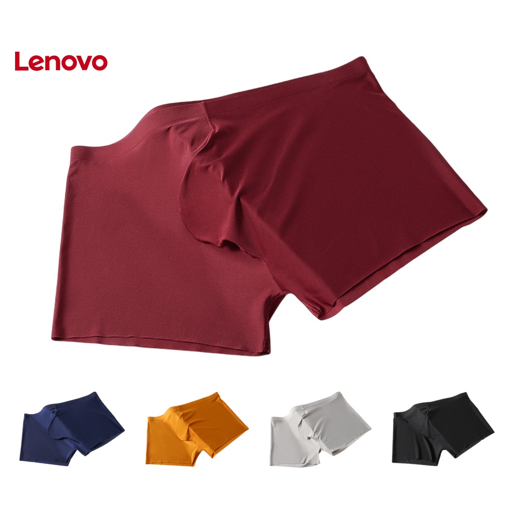 Quần Lót Boxer Không Đường May Co Giãn Màu Sắc Đơn Giản Cho Nam
