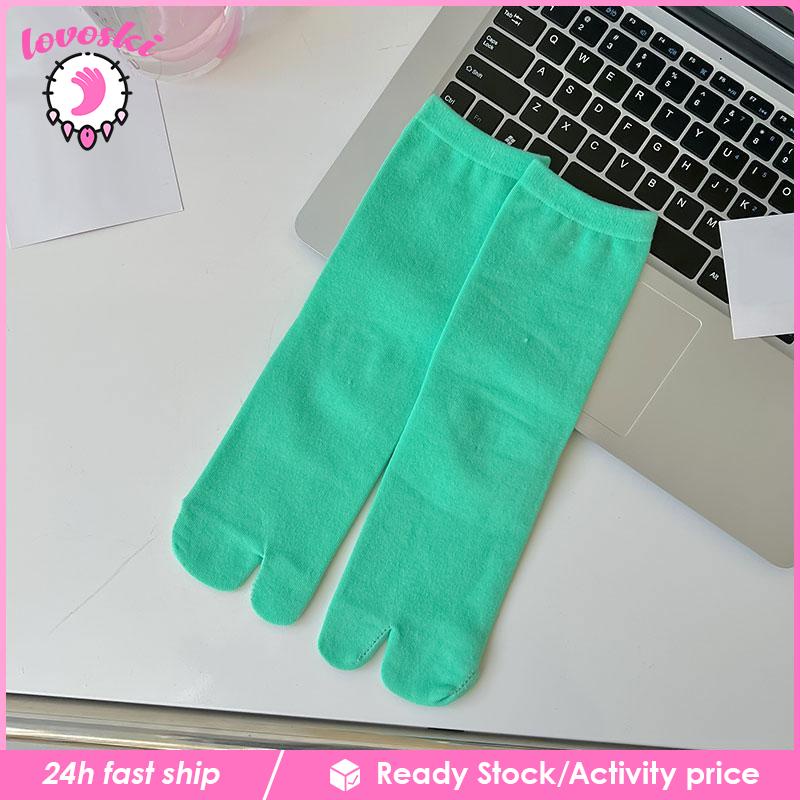 Đôi Vớ Xỏ Ngón Thoáng Khí Thấm Hút Mồ Hôi Tiện Dụng Cho Nữ