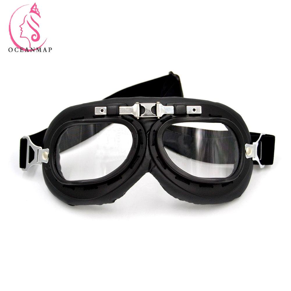 OCEANMAP Mắt Kính Gắn Mũ Bảo Hiểm Phong Cách Cổ Điển