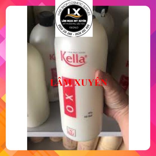 Oxy nhuộm tóc Kella ♦️CHÍNH HÃNG♦️ 1000ml hương thơm, hỗ trợ lên màu chuẩn, ít gây hại da đầu