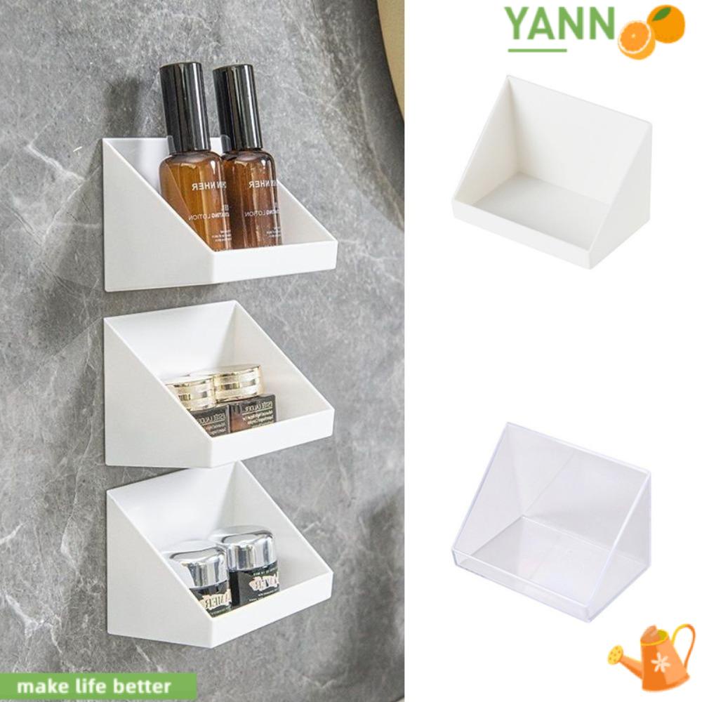 YANN1 Bộ 2 Giá Đỡ Mỹ Phẩm Gắn Tường Tiện Dụng Cho Phòng Tắm