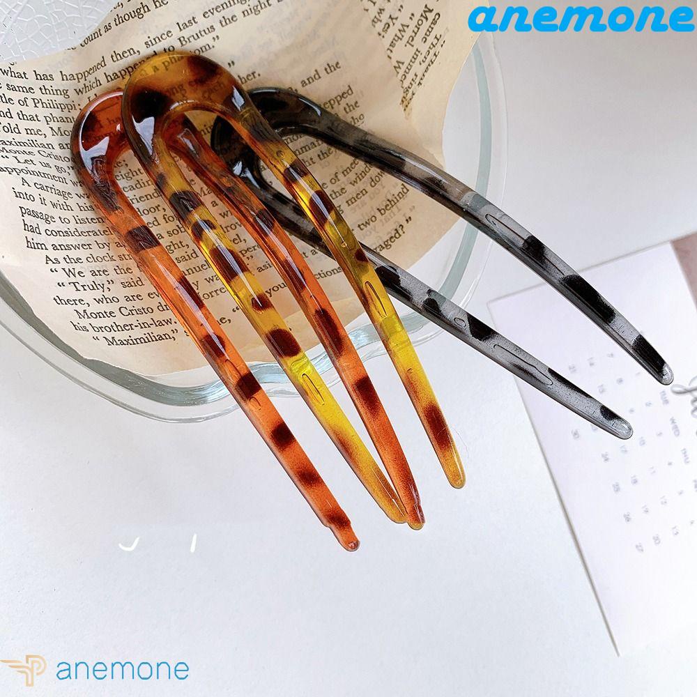 ANEMONE Trâm Cài Tóc Chữ U Phong Cách Hàn Quốc Thanh Lịch Cho Nữ