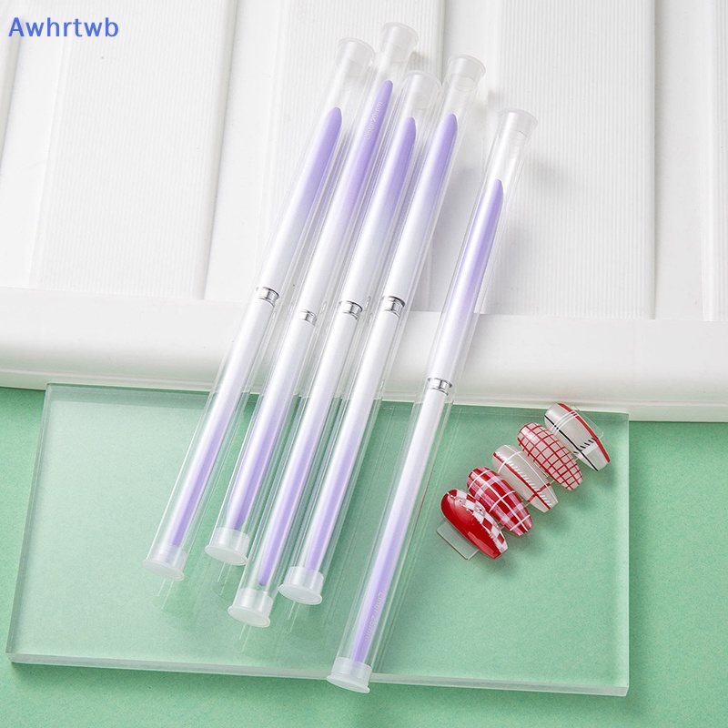 Cọ Vẽ Trang Trí Móng Tay 7 / 15 / 20 / 25 / 30mm Cán Kim Loại Mới