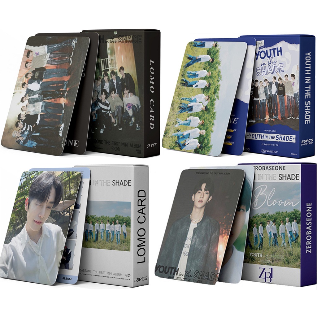 Hộp 55 Ảnh Lomo 2023 Hình Các Thành Viên Nhóm Nhạc ZEROBASEONE ZB1