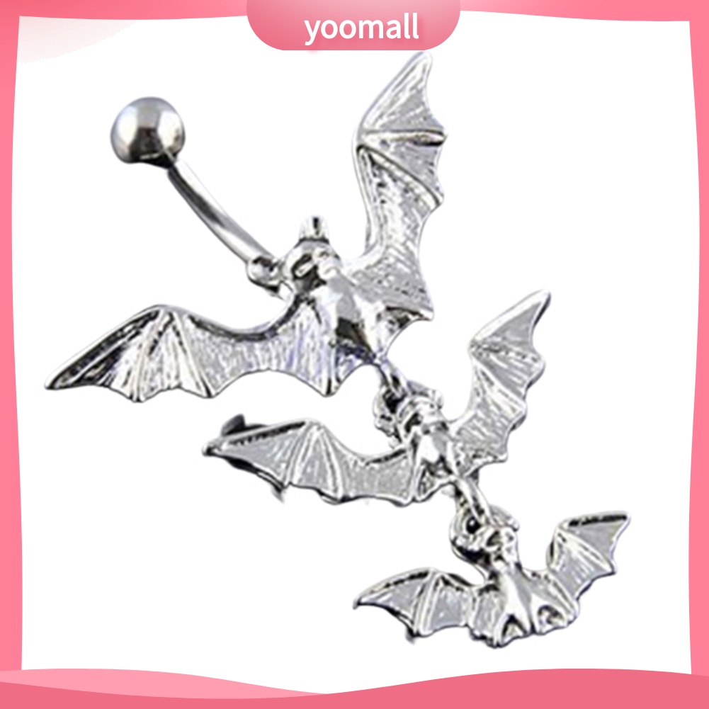 [YM] Khuyên Rốn Dạng Thanh Tạ Hình Dơi Bay Phong Cách Punk