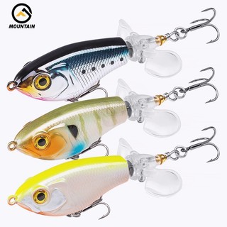 Mồi câu nổi hình ngọn núi giả câu cá nước ngọt
