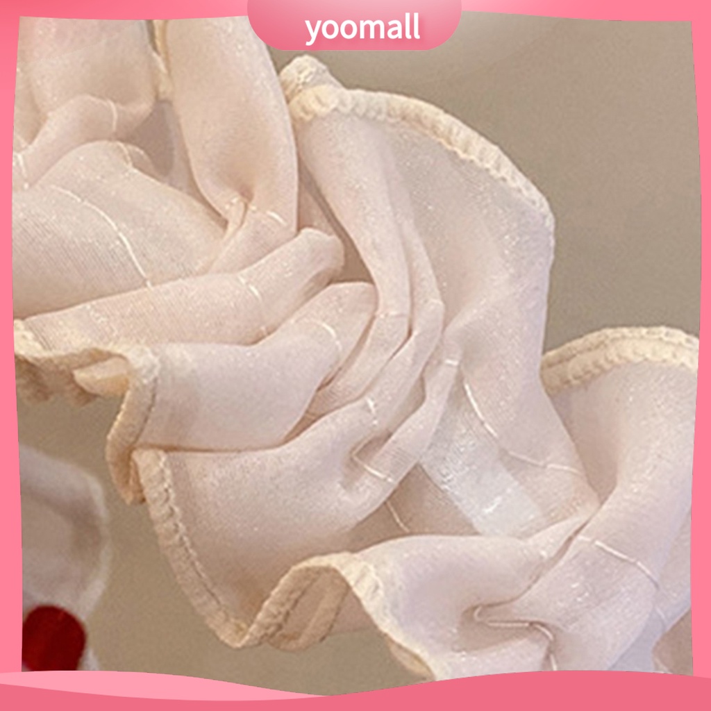 Băng Đô Vải Viền Mềm Bản Rộng Trang Trí Tóc Cho Nữ