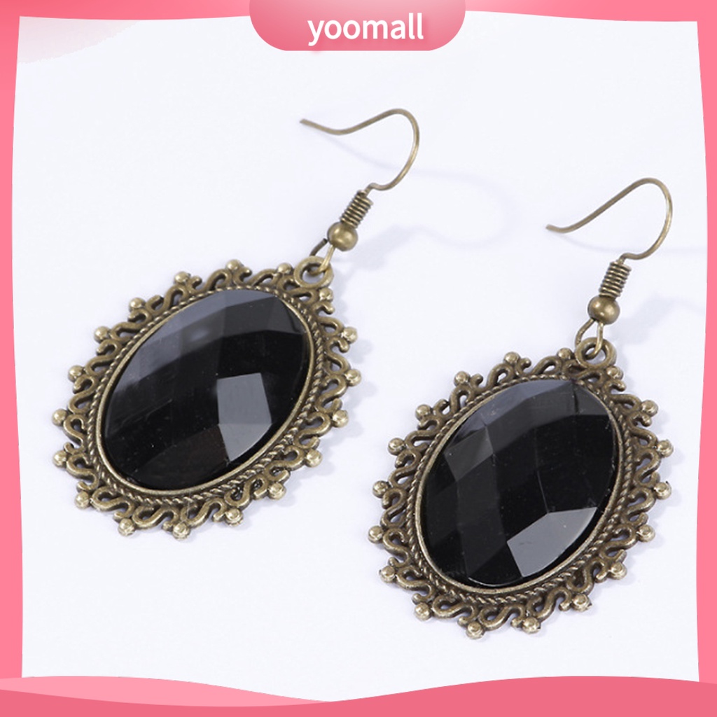 Vòng Cổ Choker / Vòng Tay / Bông Tai Ren Hoa Đính Đá Giả Phong Cách Gothic Punk