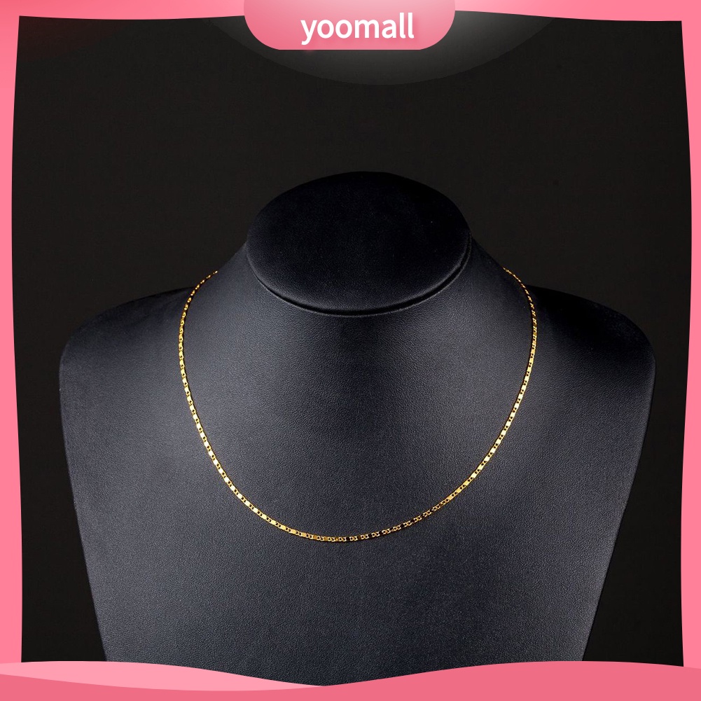 Vòng cổ Sợi Xích 16-30 inch 2mm Thời Trang Cá Tính Cho Nam Và Nữ