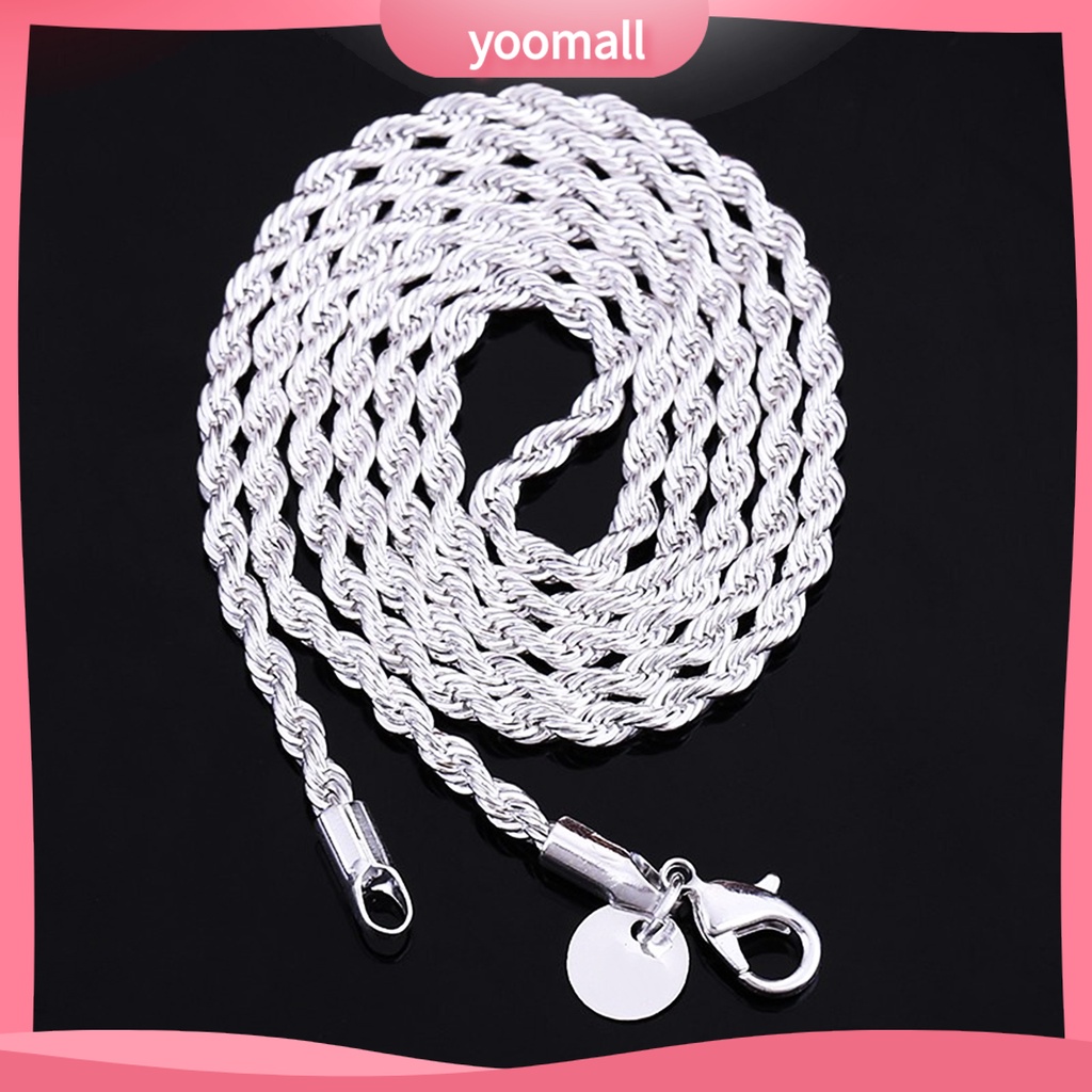 Vòng cổ Dạng Xoắn 18-30 inch Thời Trang Unisex
