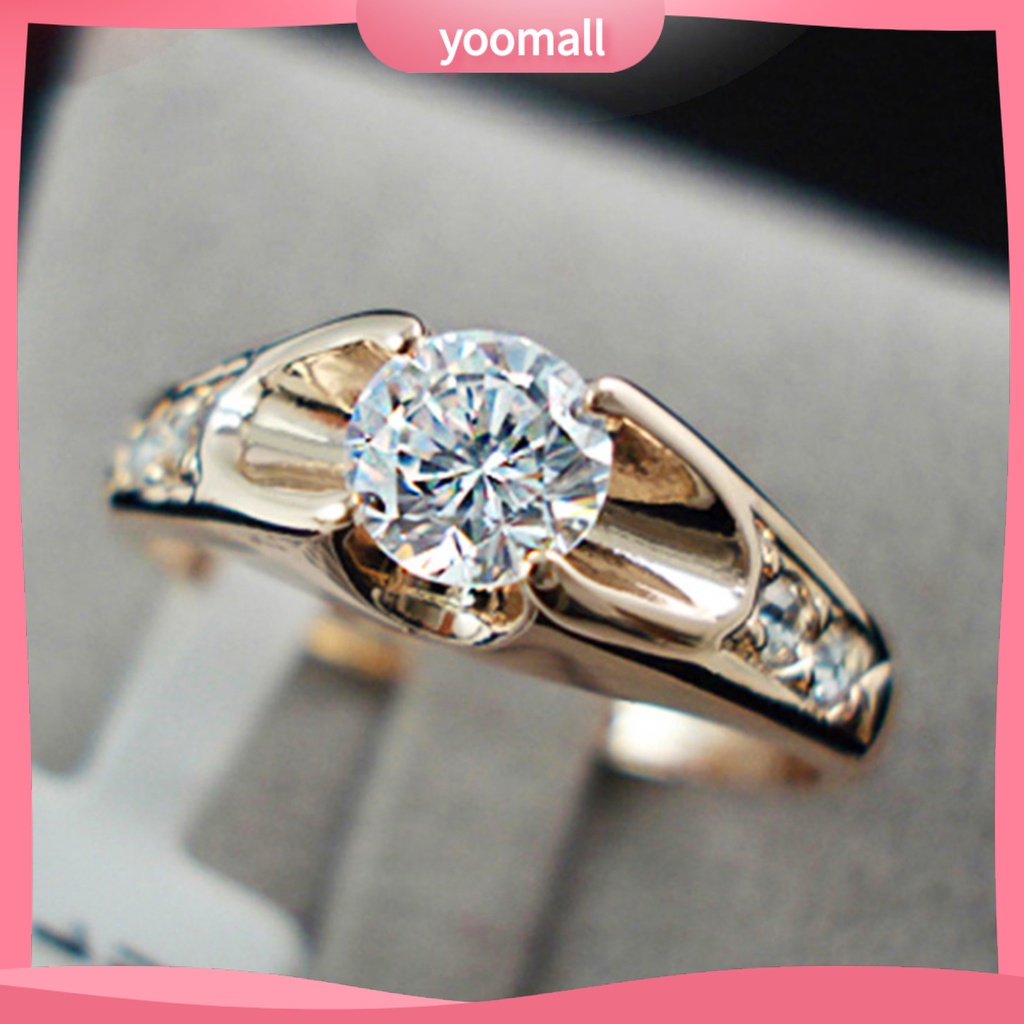 Nhẫn Đính Đá Lấp Lánh Sang Trọng Cho Nữ