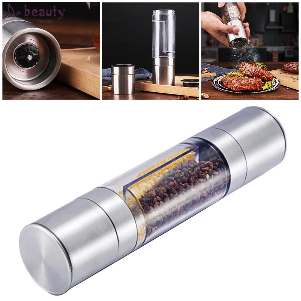 Dụng Cụ Xay Tiêu / Muối Biển Bằng Thép Không Gỉ