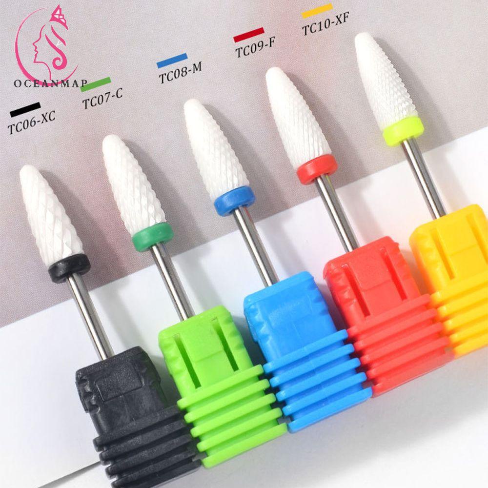 OCEANMAP Mũi Khoan Móng Tay 3 / 32 "23 Loại Tùy Chọn