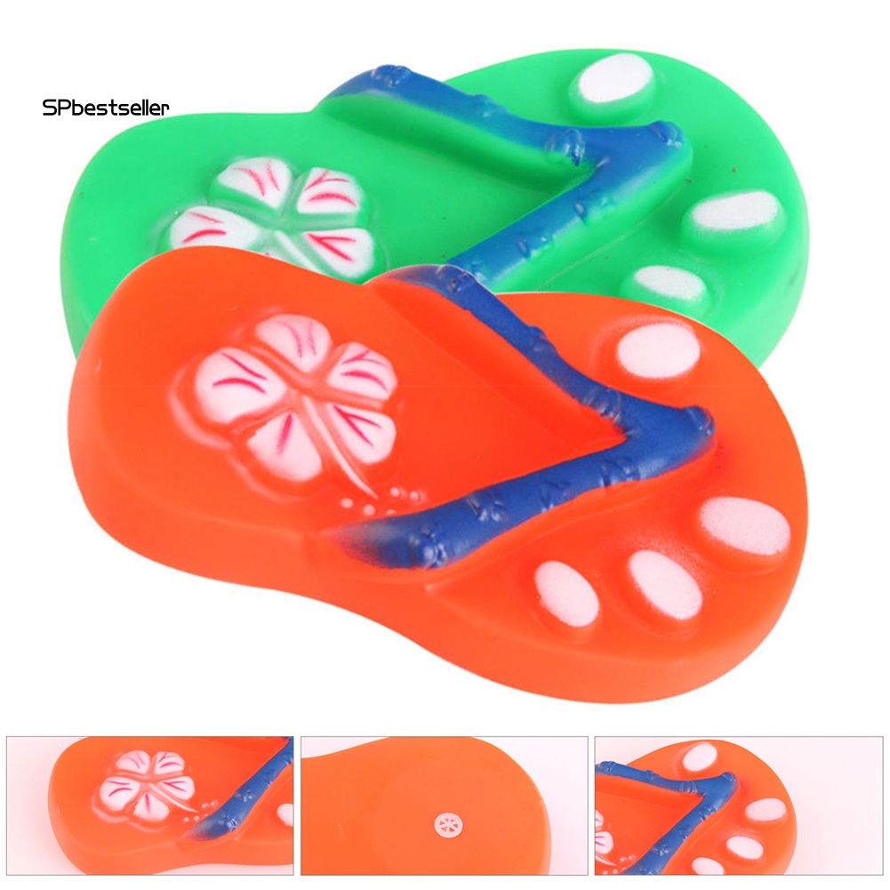 Đồ Chơi Nhai Cắn Hình Dép Dễ Thương Có Âm Thanh Vui Nhộn Cho Thú Cưng