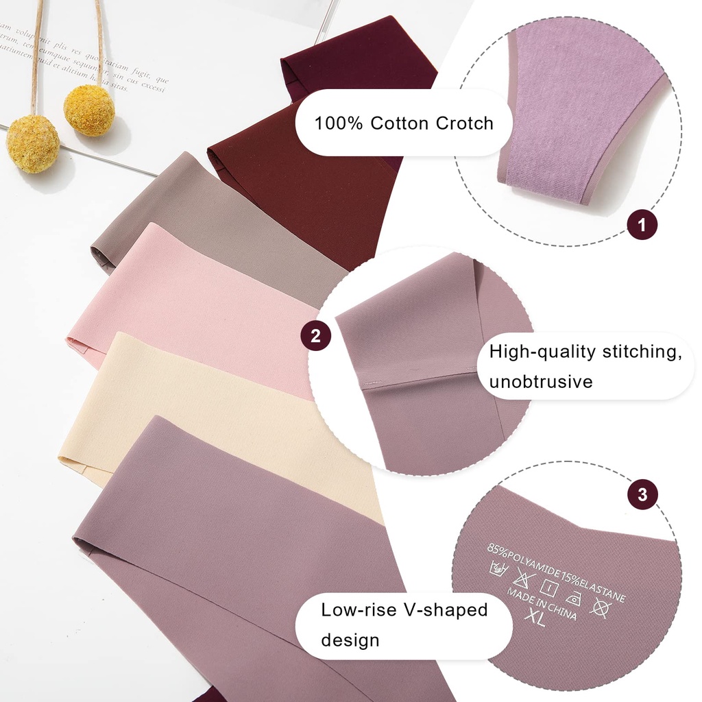 Quần Lót Nữ Chất Lụa Mềm Mại Màu Trơn LEVAO