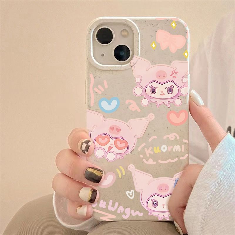 Ốp Điện Thoại Mềm Chống Sốc In Hình Kuromi Dễ Thương Cho Iphone 8p 713 ins14promax11 12