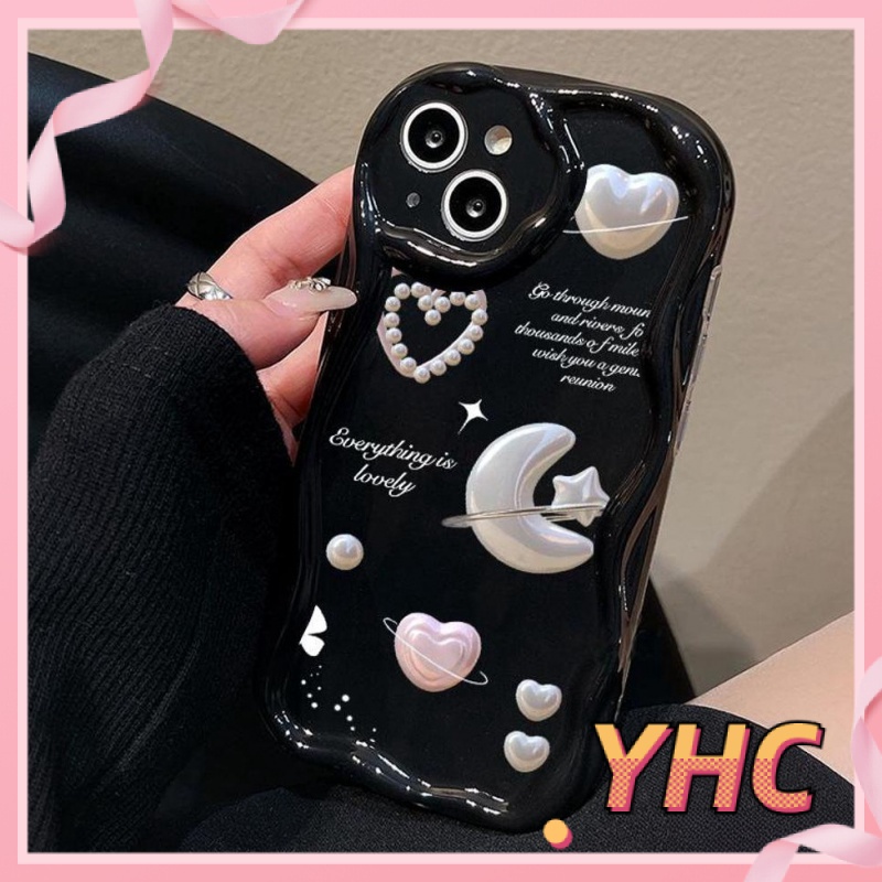 Ốp lưng iPhone Ngọc trai, tình yêu, mặt trăng, ngôi sao, vỏ điện thoại Silicone chống rơi Cho Iphone 6 / 6S / 6splus / se / 7 / 7plus / 8 / 8plus / X / xs / xsmax / 11 / 12 / 13 / 14 / Plus / pro / pro max-202