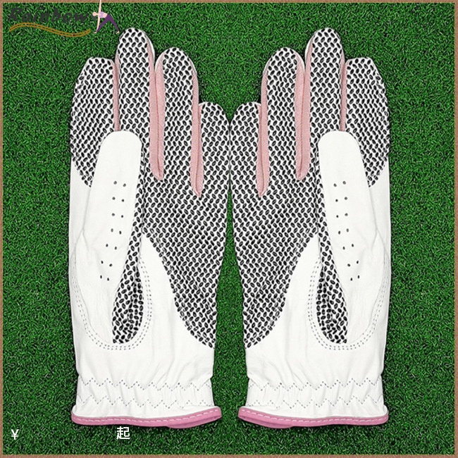 1 Đôi Găng Tay Đánh Golf Da Cừu Chống Trượt Thoáng Khí Dành Cho Nữ
