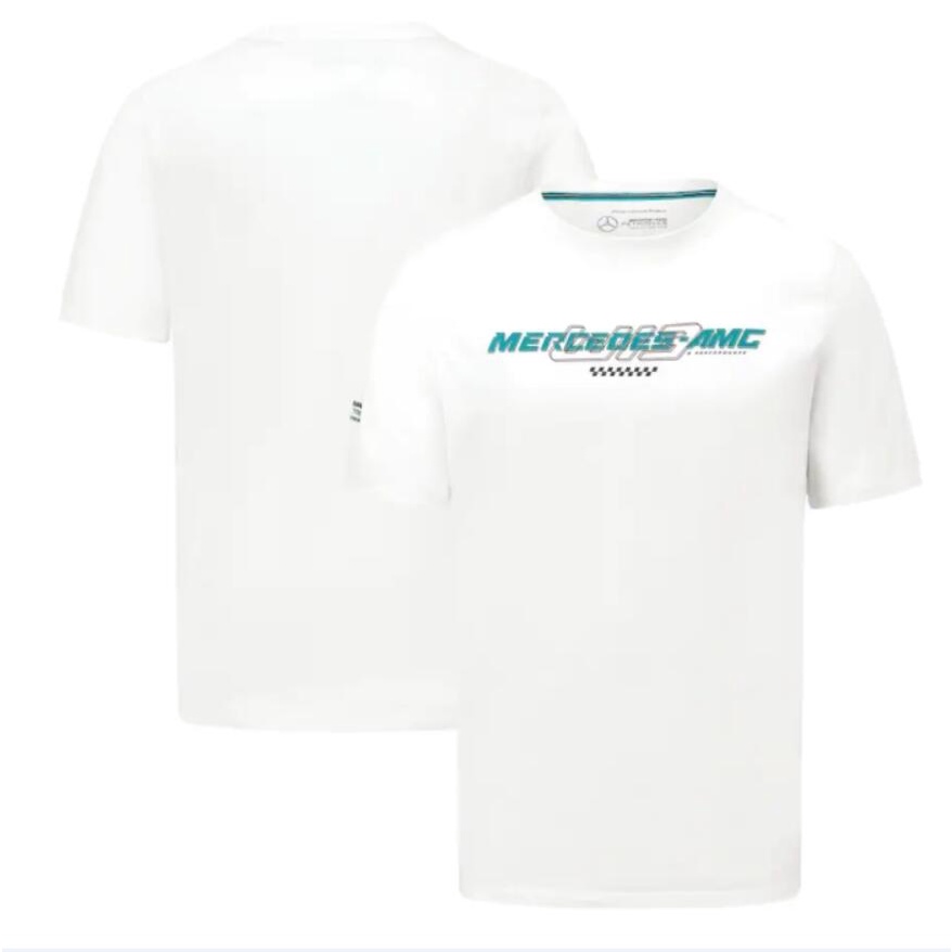 Bộ đồ đua F1 mới nhất 2025 + Áo Mercedes Benz Team F1 + Áo thun ngắn tay Unisex mùa hè