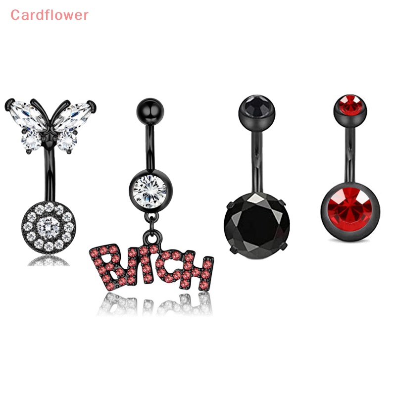 Khuyên Rốn Đính Đá Zircon Thời Trang Mới Cho Nữ