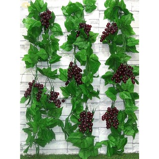 【VARSTR】Grape Vines Plastic Simulation Fruits Artificial Vines Fruit Grapevines