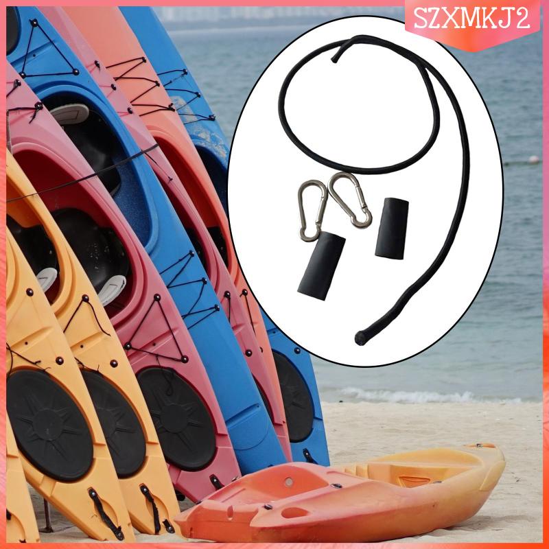 Dây Bungee Màu Đen Dày 6mm 16 inch Dùng Cho Xe Đạp / Cắm Trại